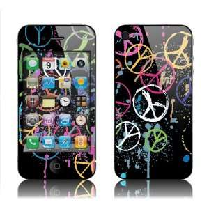   iPhone 4 / 4S   Peace   Vinyl Skin/Sticker, Screen Protector & Bumper