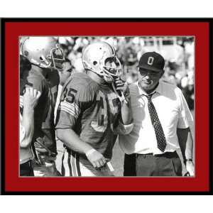   Ohio State Coach Woody Hayes and Jim Otis Picture
