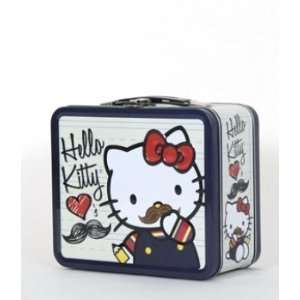  Sanrio Hello Kitty Mustache Lunch Box