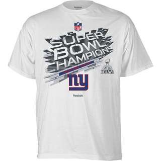 Reebok New York Giants Super Bowl XLVI Champions Trophy Collection T 