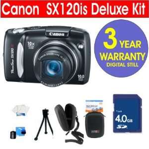  IS 10 MP Digital Camera + 4 GB High Speed Memory Card + Deluxe Hard 
