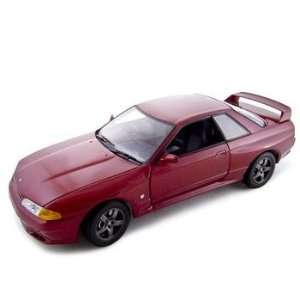  Nissan Skyline GTR R32 Diecast Model Red 1/18 Kyosho Toys 