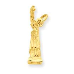  14K Statue of Liberty Pendant   Measures 21.3x7.5mm 