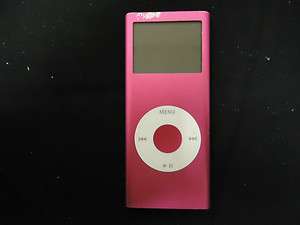 Apple iPod nano 2nd Generation Pink (4 GB) Missing top piece 
