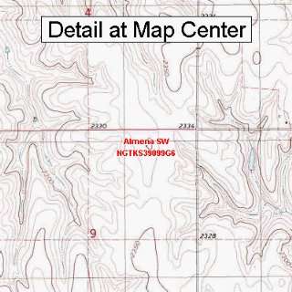   Map   Almena SW, Kansas (Folded/Waterproof)