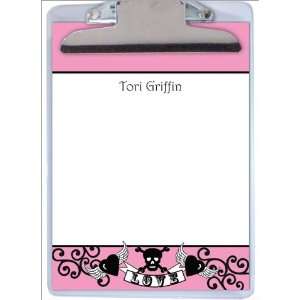    Tough Love Personalized Notepad With Clipboard