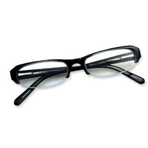  Black 1.75 Magnification Reading Glasses Jewelry
