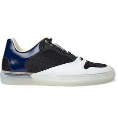 Balenciaga Panelled Leather Sneakers