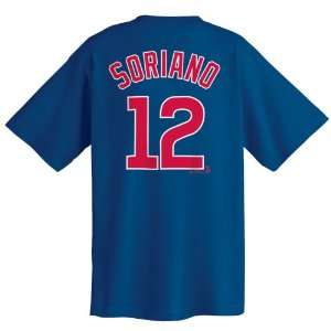  Alfonso Soriano Chicago Cubs Youth Name and Number T Shirt 