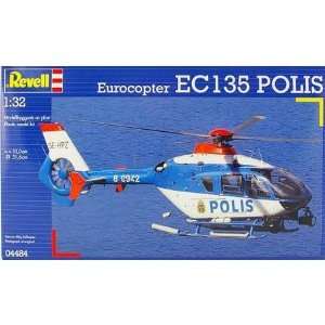  EC 135 Police Helicopter 1/32 Revell Germany Toys & Games