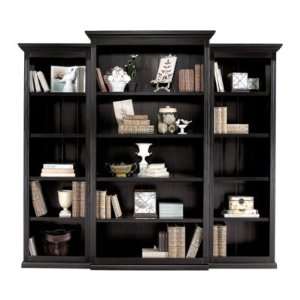   Tuscan Bookcase Set   3 Piece Black  Ballard Designs