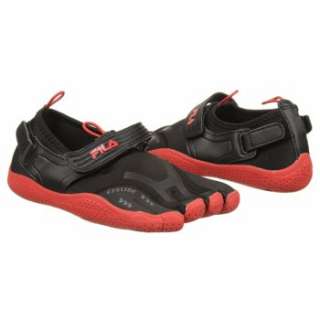 Athletics Fila Kids Skele toes EZ Slide P/G Black/Chinese Red Shoes 
