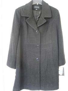 London Fog Womens Wool Blend Coat XL  