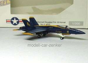   554312 US Navy McDonnell Douglas F/A 18 Hornet Blue Angels No 4  
