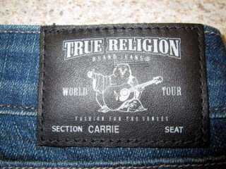 True Religion CARRIE TITAN Skinny Flare Denim Jeans Womens NEW $233 