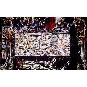 Oil Painting Guardians of the Secret Jackson Pollock 