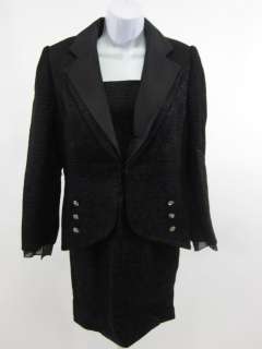RAQUEL COUTURE Black Blazer Dress Suit  