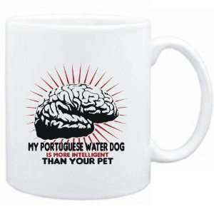  Mug White  MY Portuguese Water Dog IS MORE INTELLIGENT 