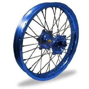 Pro Wheel Pro Wheel 1.85x19 MX Rear Wheel   Blue Rim/Blue Hub , Color 