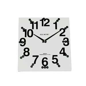  Giant View Clock 10 x10 inches Tactile Easy View Clock 