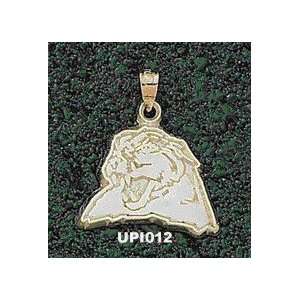 Univ Of Pittsburgh Panther Head 1/2 Charm/Pendant  Sports 