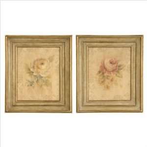  Uttermost 35207 Parisian Flowers Picture Frames in Brown 