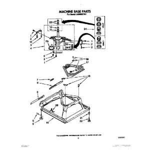  Whirlpool Part Number  388492 For Model #  LA5600XTG1 