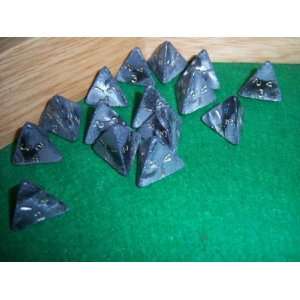  4 Sided Moonscape Pearlized Dice Toys & Games