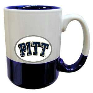  Pittsburgh Panthers NCAA 2 Tone Grande Mug White/Blue 