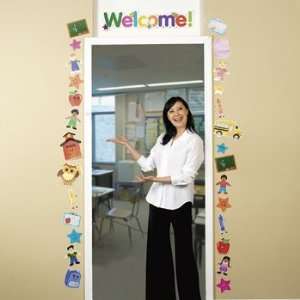 com 44 Pc Welcome Door Decoration Set   Teacher Resources & Classroom 