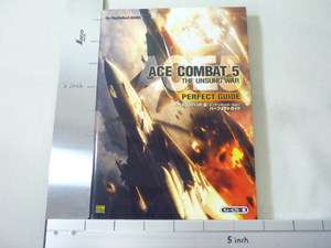 ACE COMBAT 5 Unsung War Perfect Guide Book PS2 SB *  