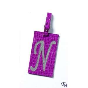 Russ Berrie Du Jour Initial Luggage Tag   Letter N