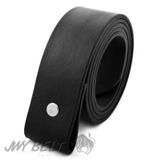 Casual MENS Black Leather Belt Change Buckles vr000 1  