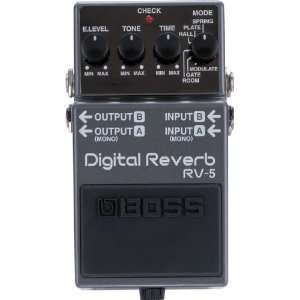  Boss RV 5 Digital Reverb Guitar Pedal 