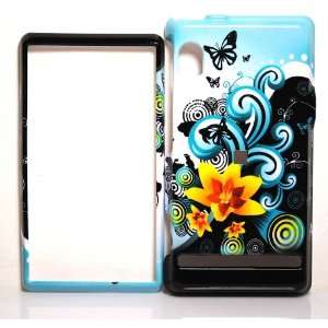  Blue Wave Butterfly Snap on Hard Skin Shell Protector 