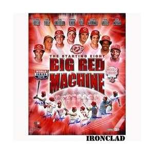  Ironclad Cincinnati Reds Big Red Machine Starting 8 Signed 