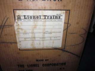 RARE LIONEL 2175W 2343 DIESEL FREIGHT SETS MASTER SHIPPING CARTON 