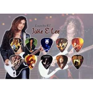  Jake E Lee Guitar Pick Display Limited 100 Only 