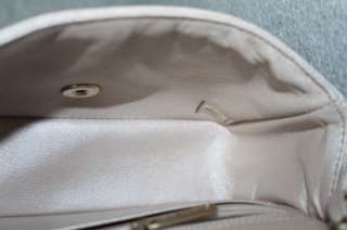   Pearlized Light Beige Clair Caviar Leather Messenger Bag New 2012P