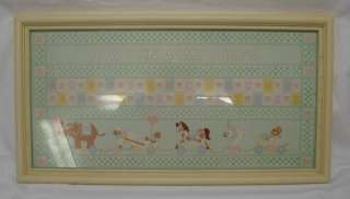 ABCs Teddy Bear Nursery Baby Wall Framed Print Picture  