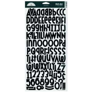  Shin Dig Cardstock Alphabet Stickers 6X13 Sheet 