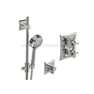   Â½ Thermostatic system with hand shower rail KIT#1EF+C Chrome