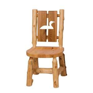  Log Cut Out Side Chair   Loon