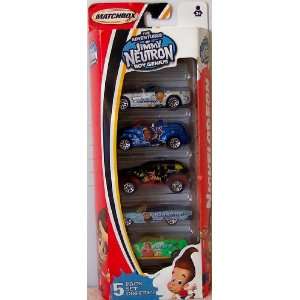   Neutron Cars Pack of 5 Sheen Nick Jimmy Goddard and Carl Toys & Games