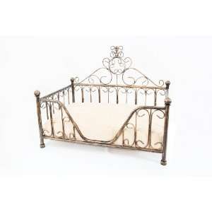  Bronze Metal Mimi Bed Frame w/Cushion for Dog Cat Puppies 