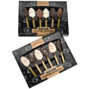 Chocoholics Divine Desserts Chocolate Spoon Gift Box, Peppermint 