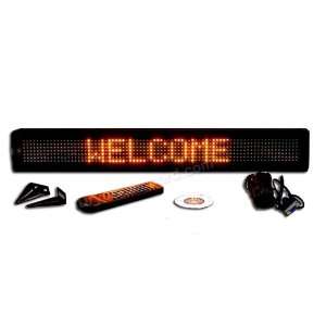   Programmable Message Sign   Amber   4H x 26L x 1D