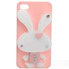   Rabbit Hard Protective Back Case with Mirror for iPhone 4 /iPhone 4S