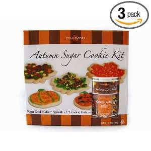 Dean Jacobs Autumn Sugar Cookie Kit, 10.79 Ounce (Pack of 3)  