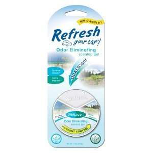  4 Pack   Refresh Odor Eliminating Dual Scent Scented Gel 